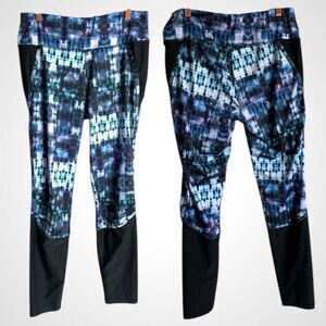 Jewel Tone Tie‎ Dye Yoga Pants RBX L – Pockets Festival Workout Look